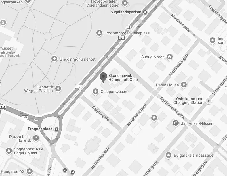 Skandinavisk Hårinstitutt klinikk i Oslo.